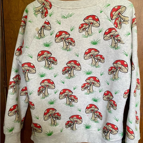 LA Soul Mushroom Graphic Print Soft Sweatshirt Women Long Sleeve. Size M. - Picture 2 of 8